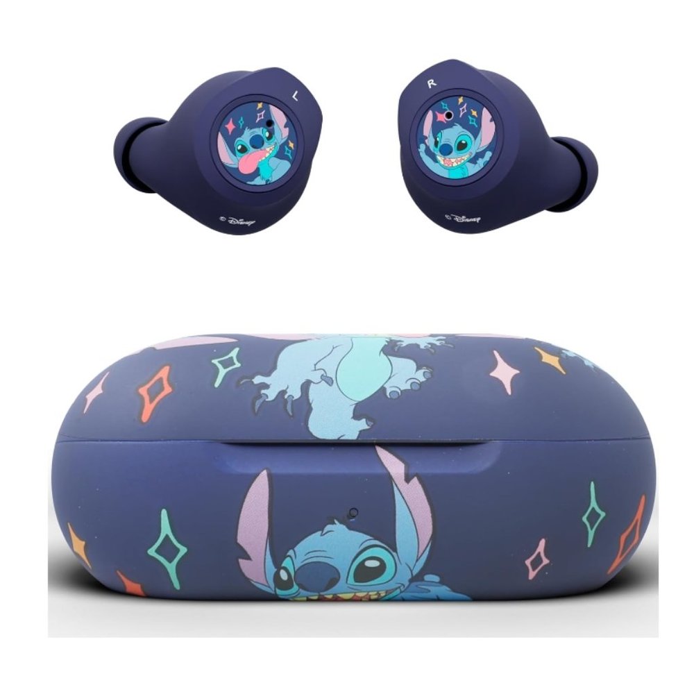 NIB Ijoy Disney Lilo and Stitch Bluetooth Earbuds w/Charging Case